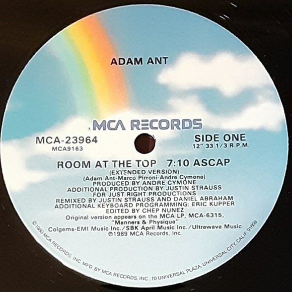 Vintage Adam Ant "Room At The Top" Extended Versio - Picture 4 of 6